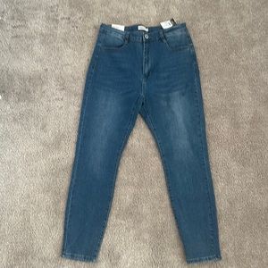 High rise skinny jeans